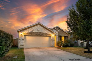 Front of Home with virtual twilight