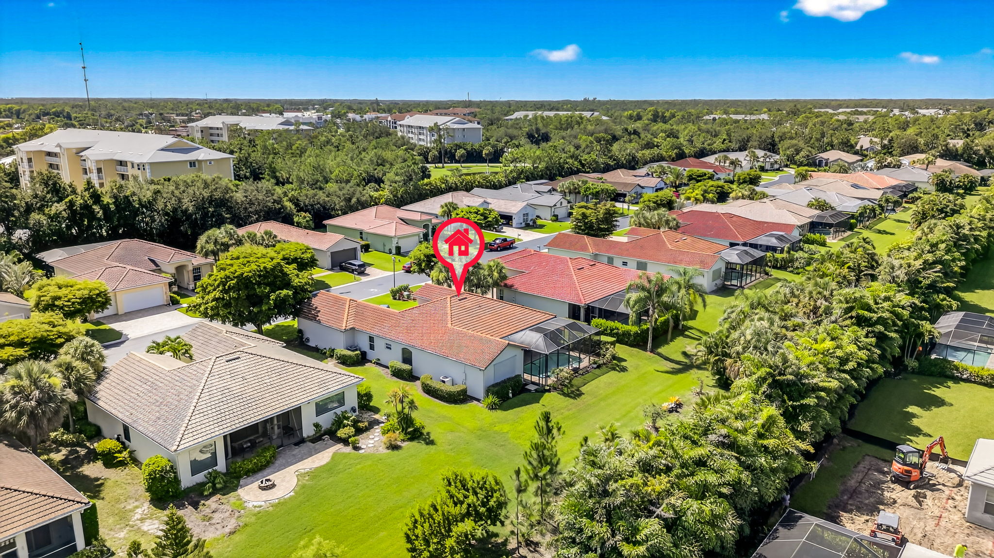 Aerial Rear Exterior 2 -Marker