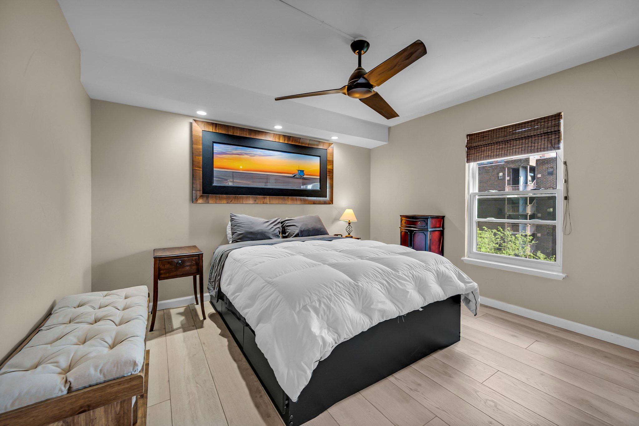 Accent Lighting and Ceiling Fan