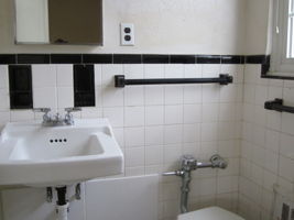Primary Bathroom has stall shower