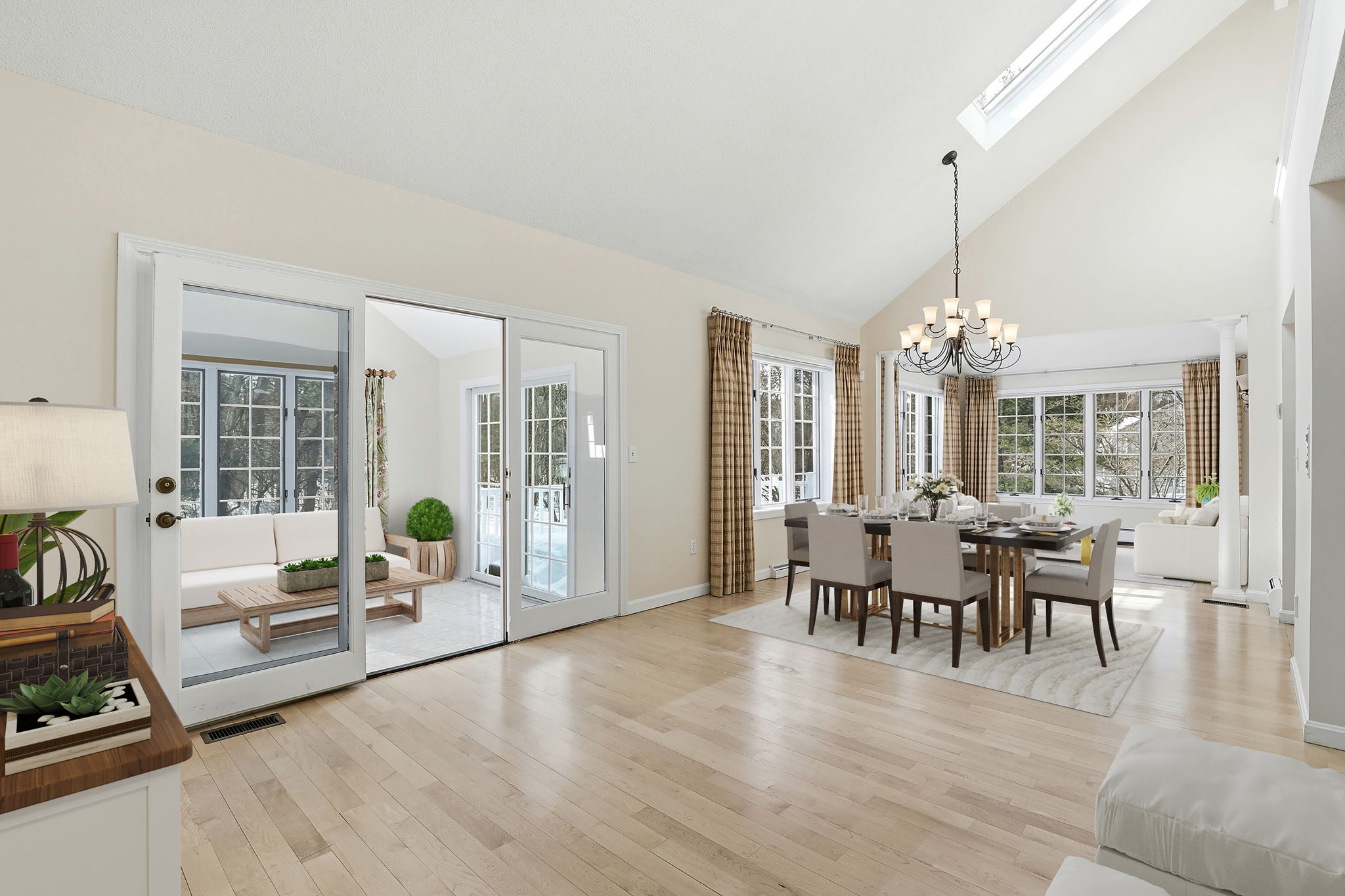 Living/Dining Room | Open Floor Plan (Virtually Staged)