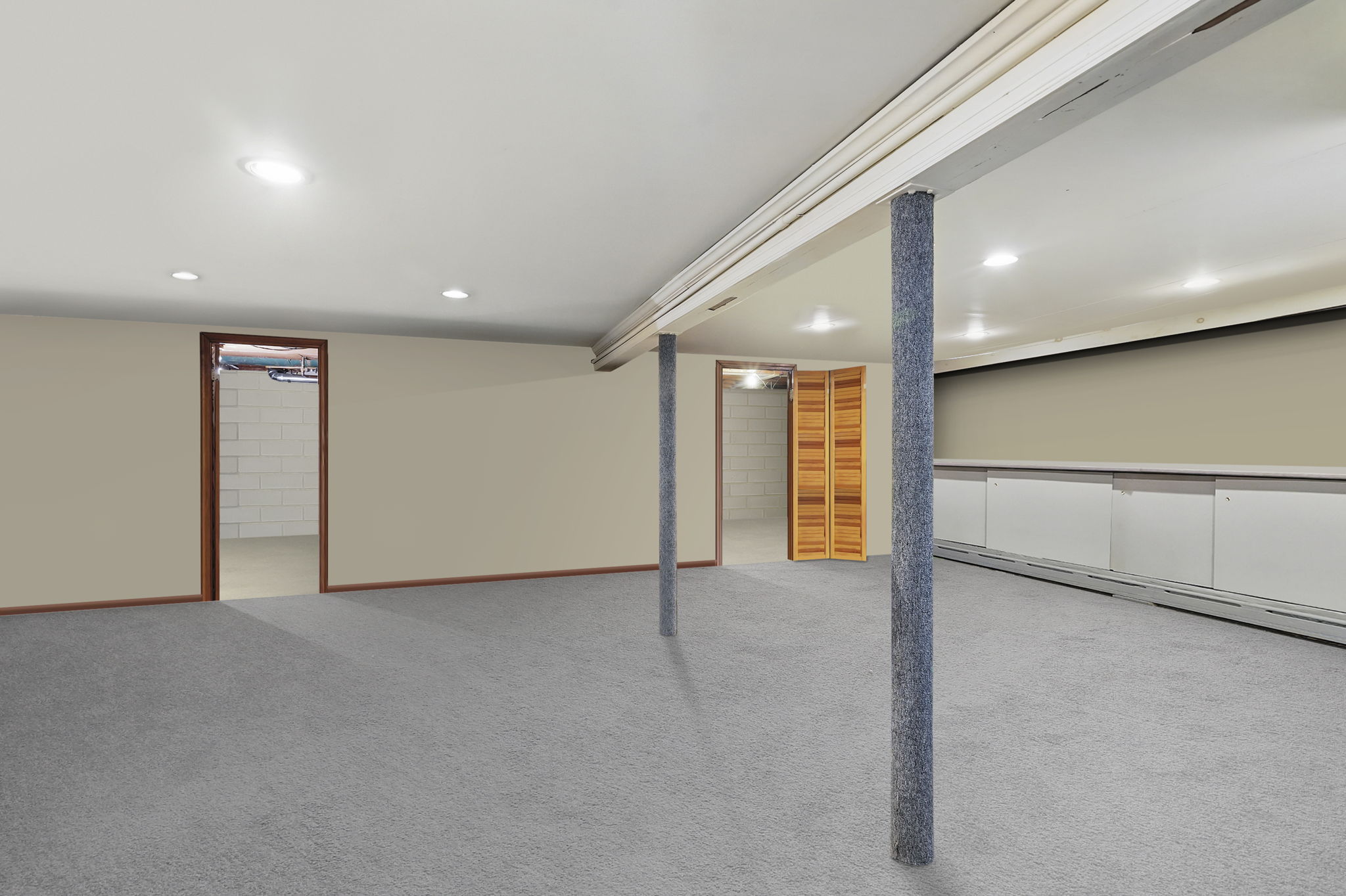 Basement digital to show the open space