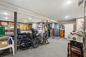 Lower level basement left side
