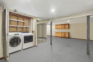 Laundry area digital to show open space