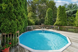 Above Ground Pool w/Decking