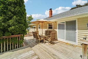 Deck off the kitchen