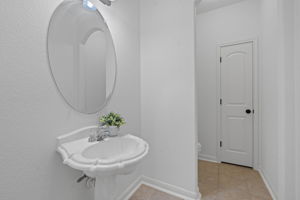 1/2 Bath downstairs