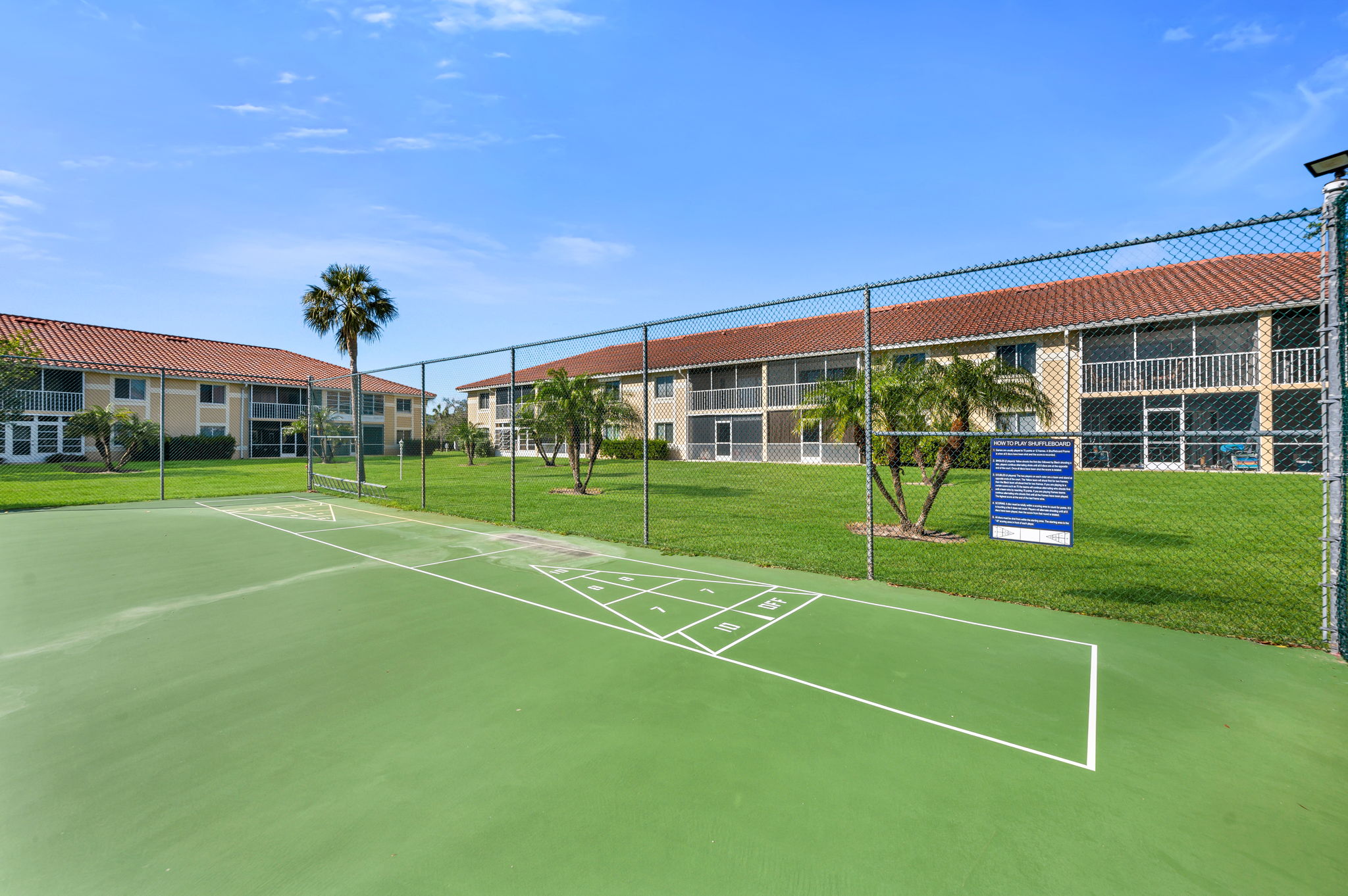 Shuffleboard Court