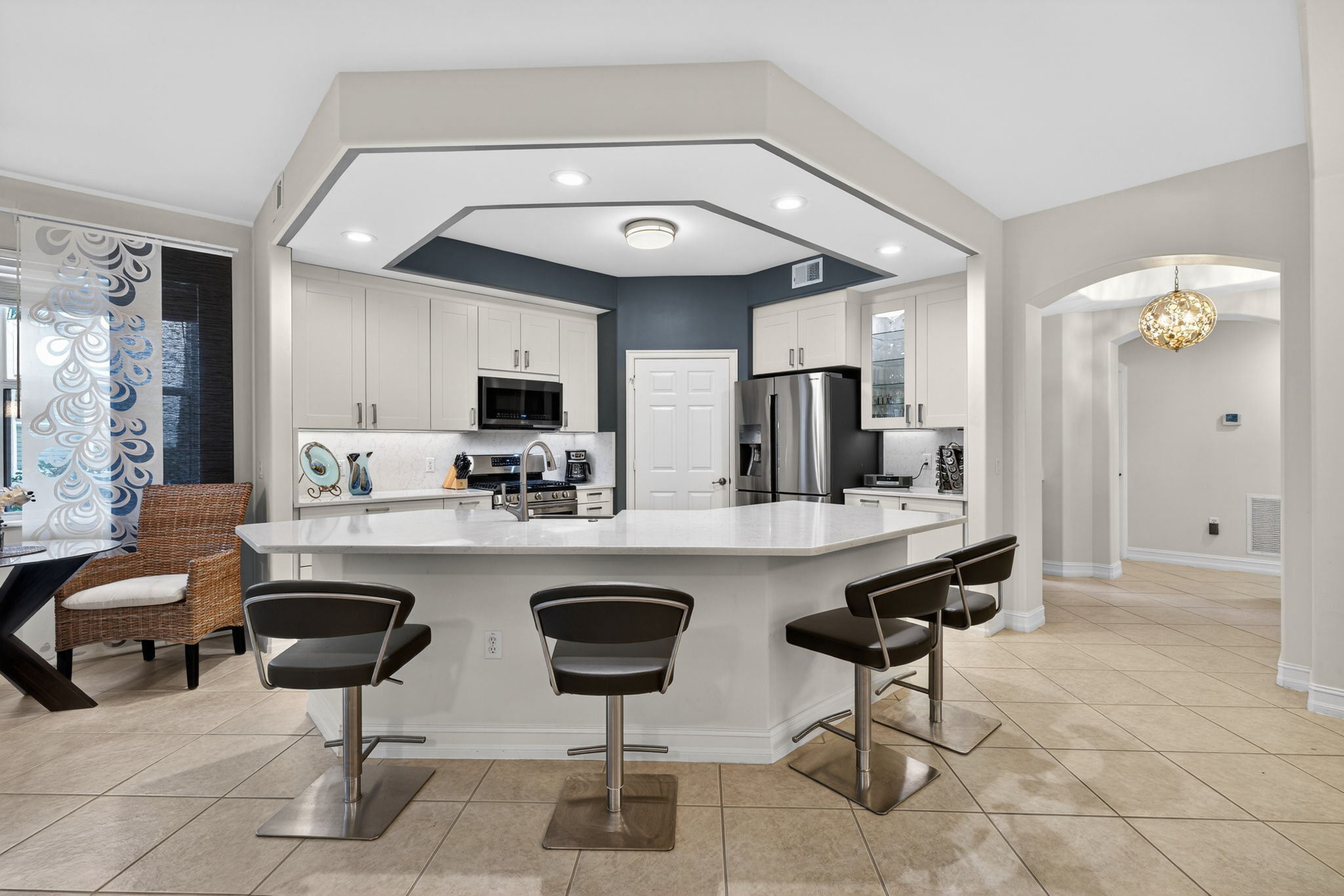 Chef's kitchen made to entertain