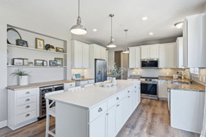 20024 Fern Glen Lane N - New 10 ft kitchen island with new cabinets and quartz countertop
