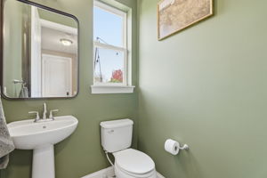 20024 Fern Glen Lane N - 1/2 bath for guests on main level with new paint