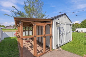20024 Fern Glen Lane N - New custom cedar chicken coop and run