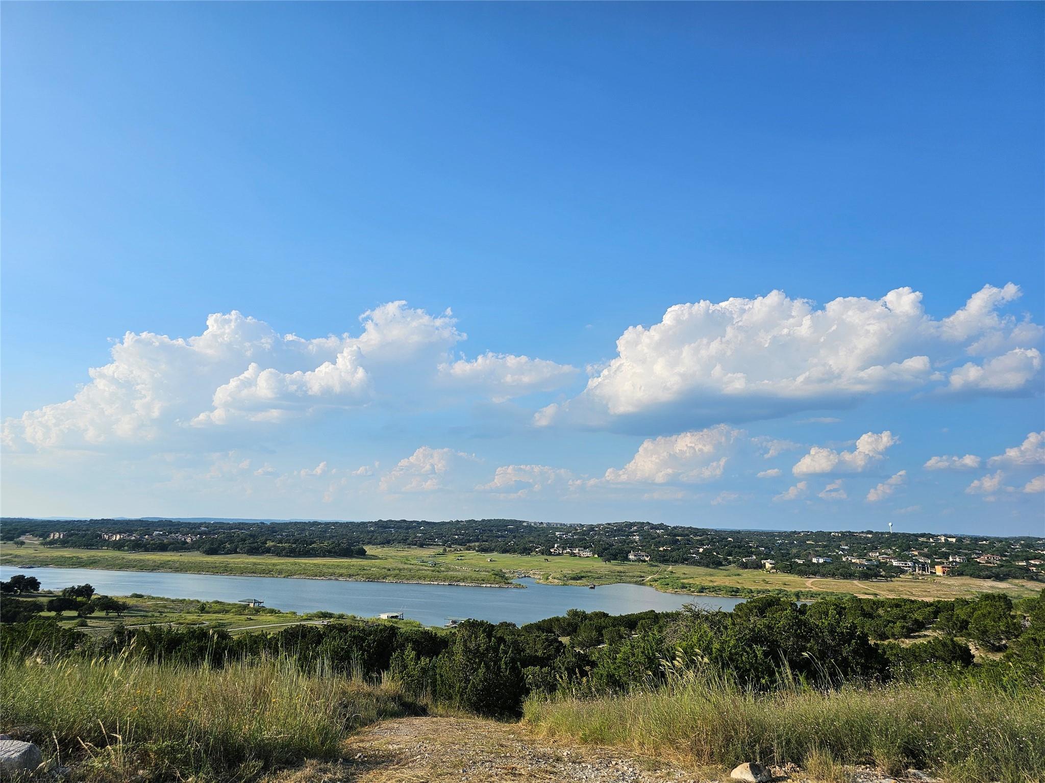 Northwest Lake View towards Briarcliff. This beautiful acreage property gives you views and options as to where to build your dream home.