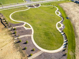 Community walking path.
