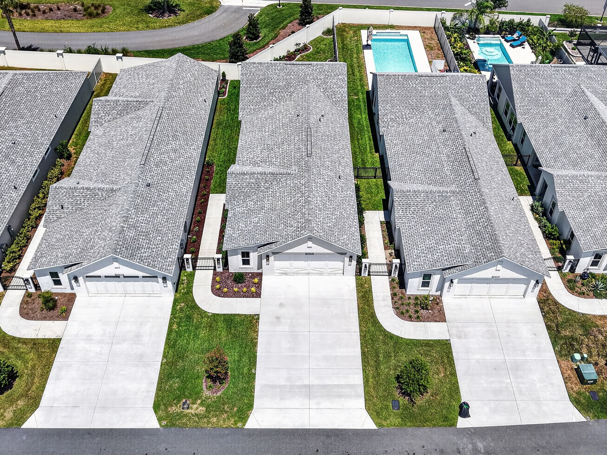 Aerial Front Elevation