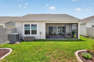 Rear Elevation with PRIVATE, SPACIOUS Yard