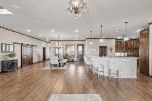 The view from the foyer upon entering the home.