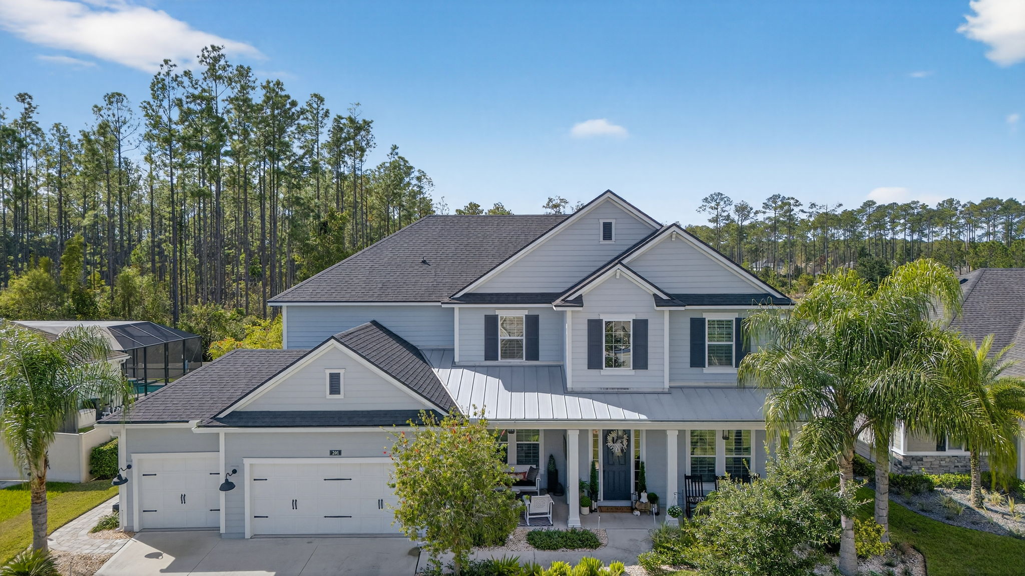 Aerial Front Exterior 1