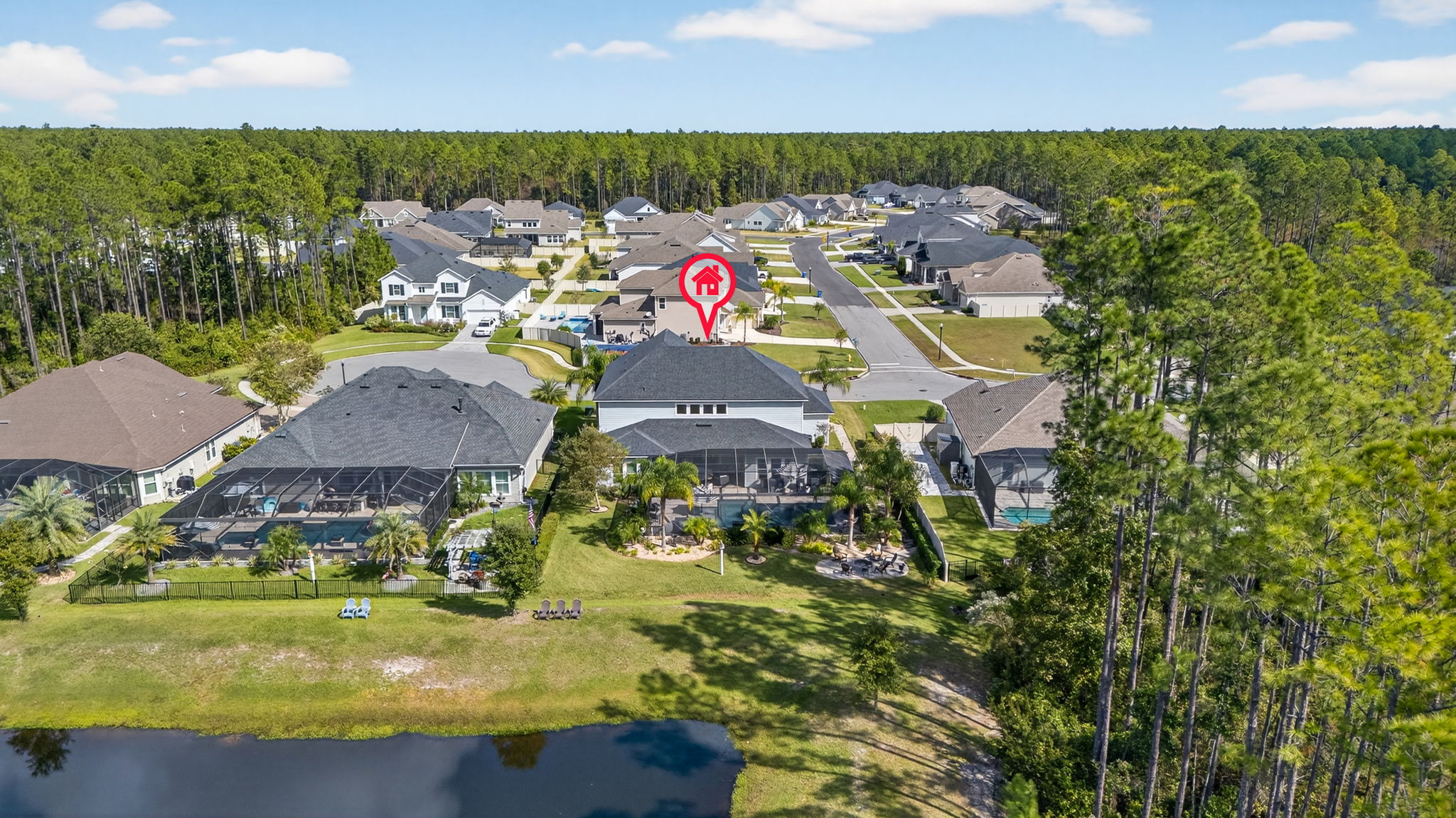 Aerial Rear Exterior 2 - marker