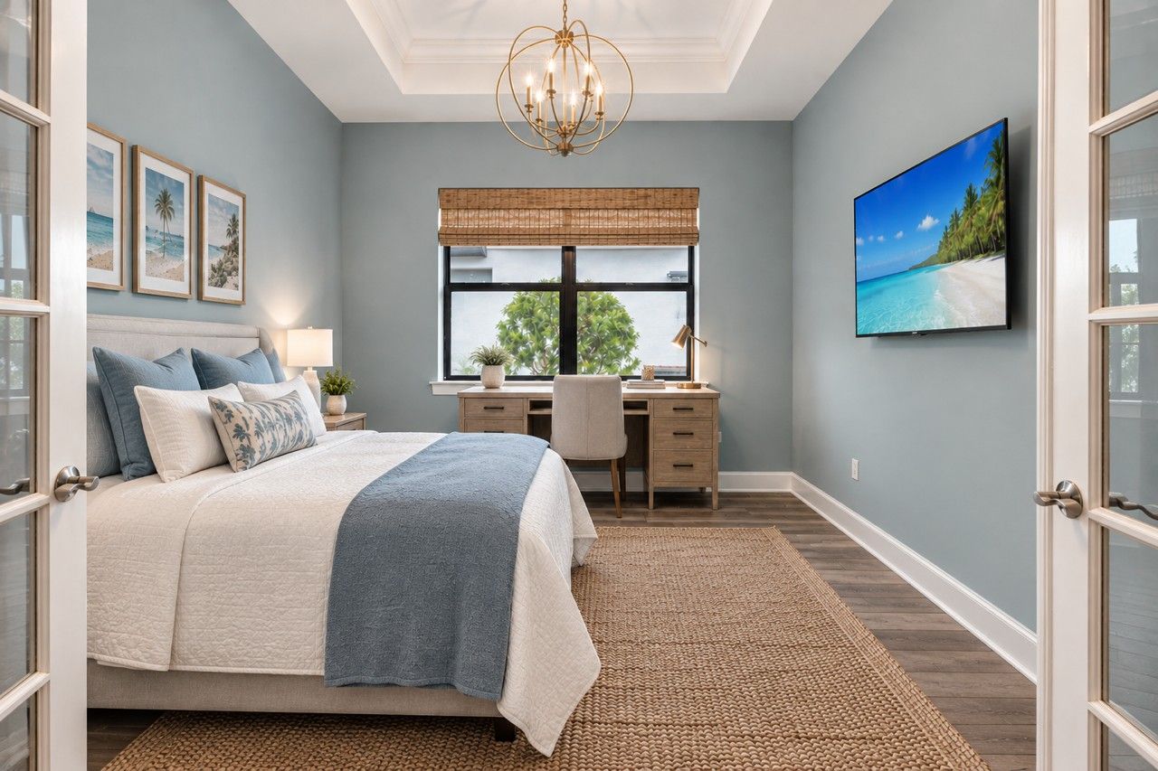 Bedroom 3 with AI Furnishings