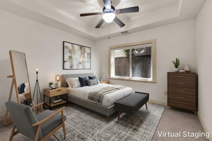 Virtually Staged Bedroom