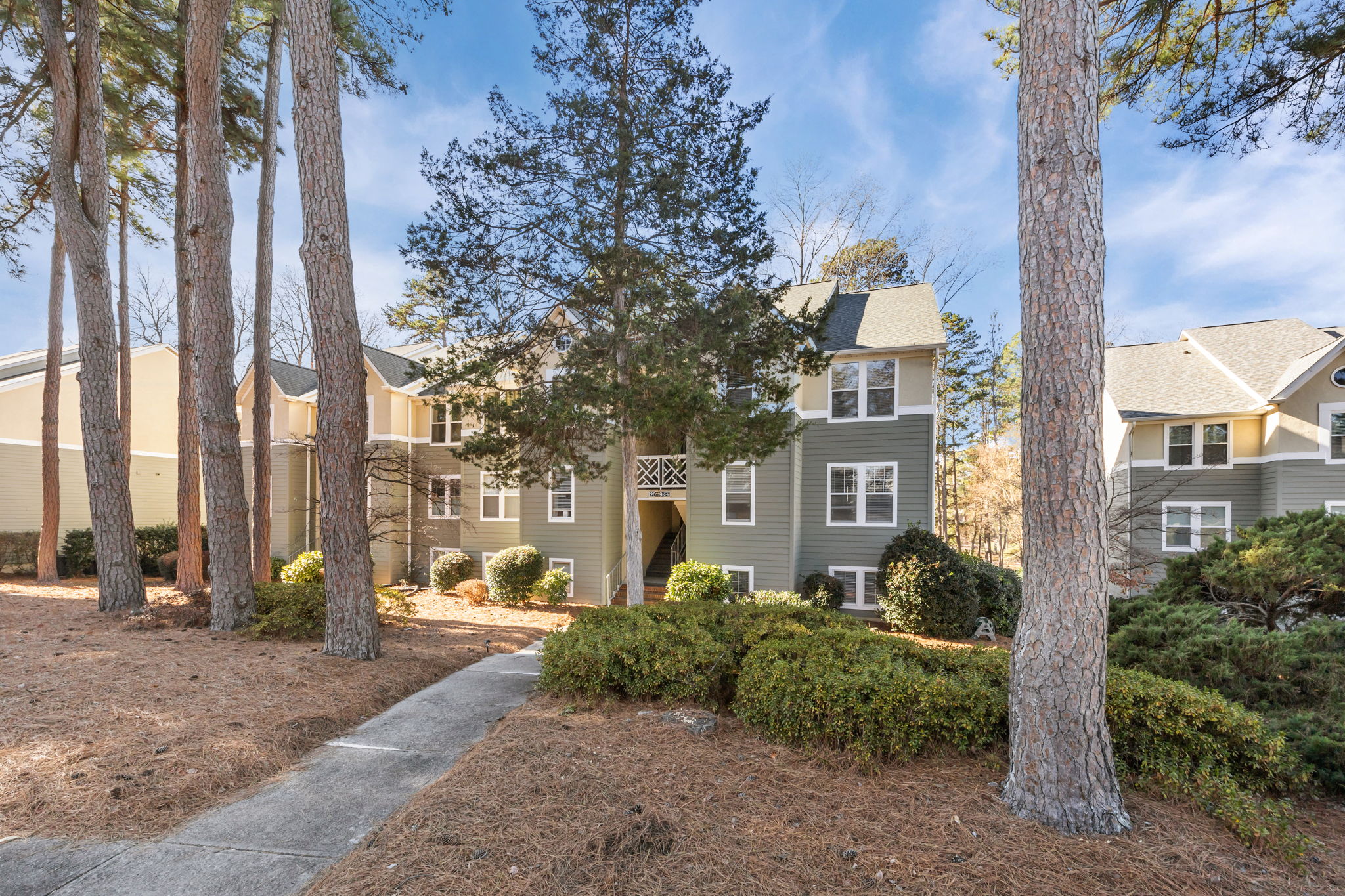 Penthouse level with volume ceilings