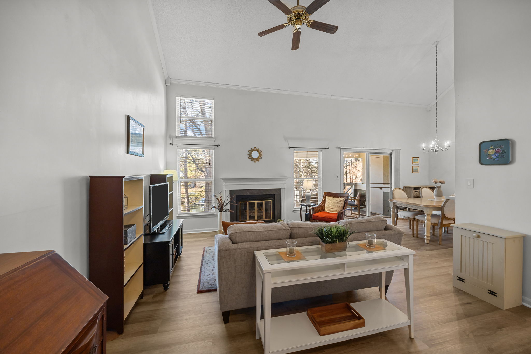 Penthouse level with volume ceilings