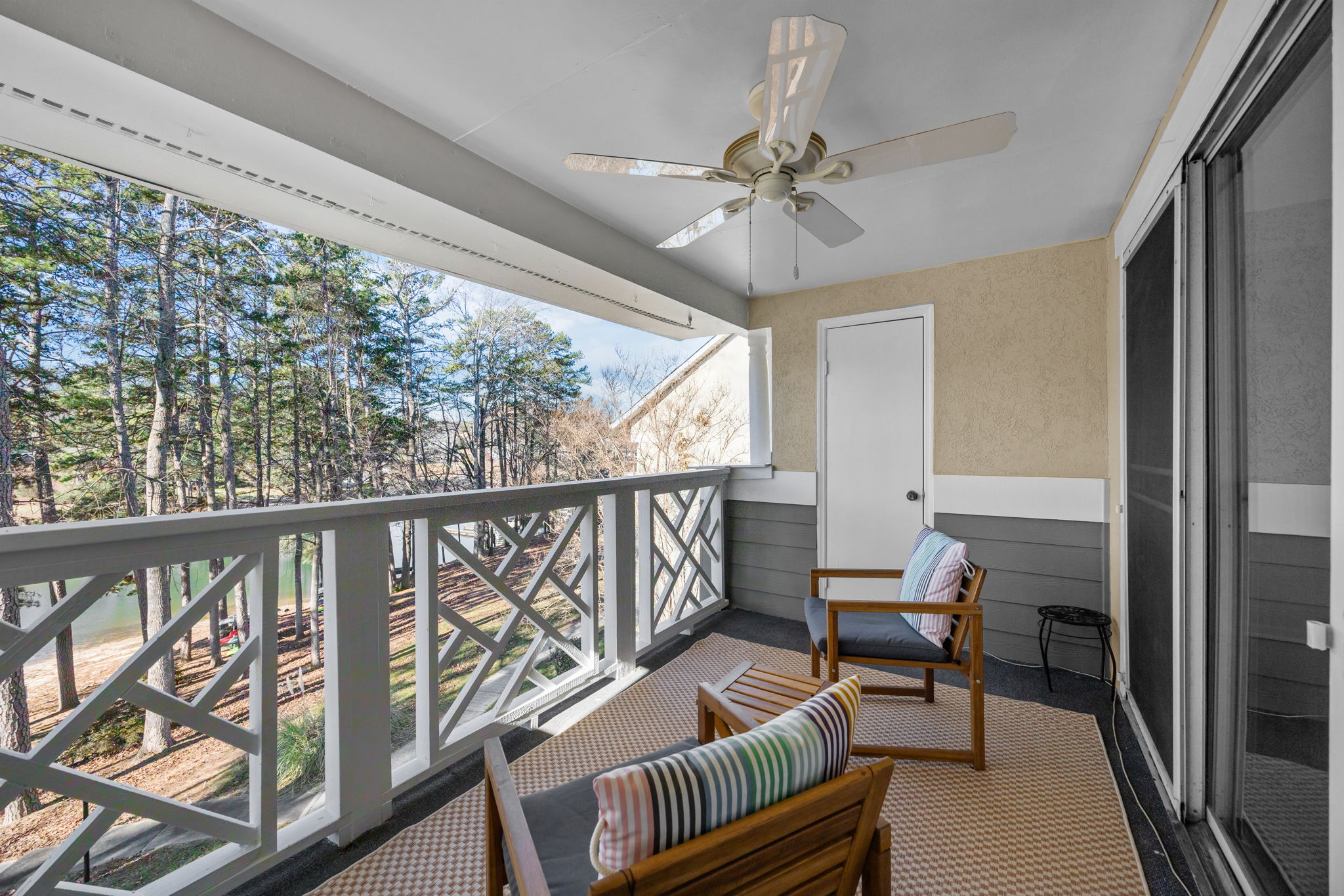 Outside storage at porch