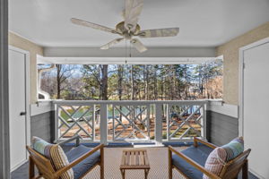 Water views from the porch