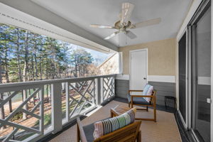 Outside storage at porch