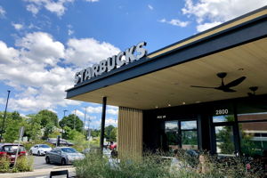 Skyland Town Center with Starbucks and dining options