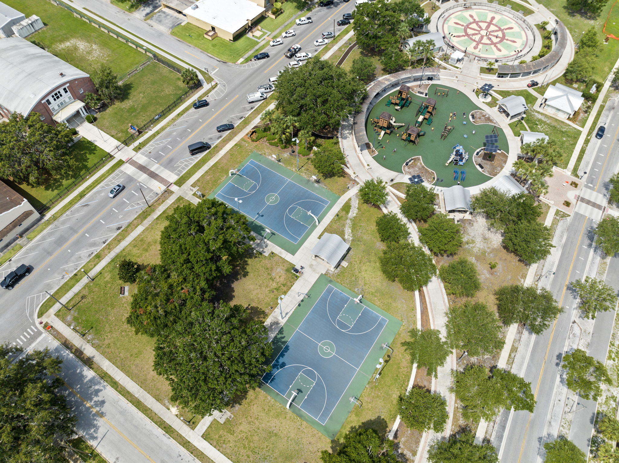 Fort Mellon Park by Lake Monroe