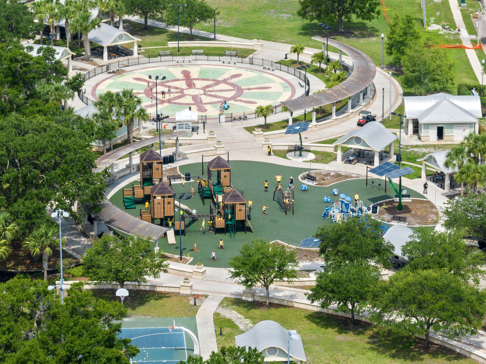 Fort Mellon Park by Lake Monroe