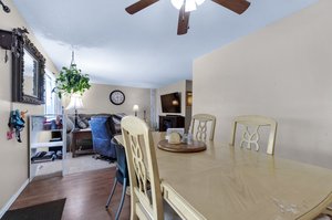 Dining Room connected to Living Room