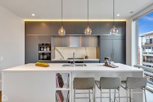 Kitchen - built-in coffee bar