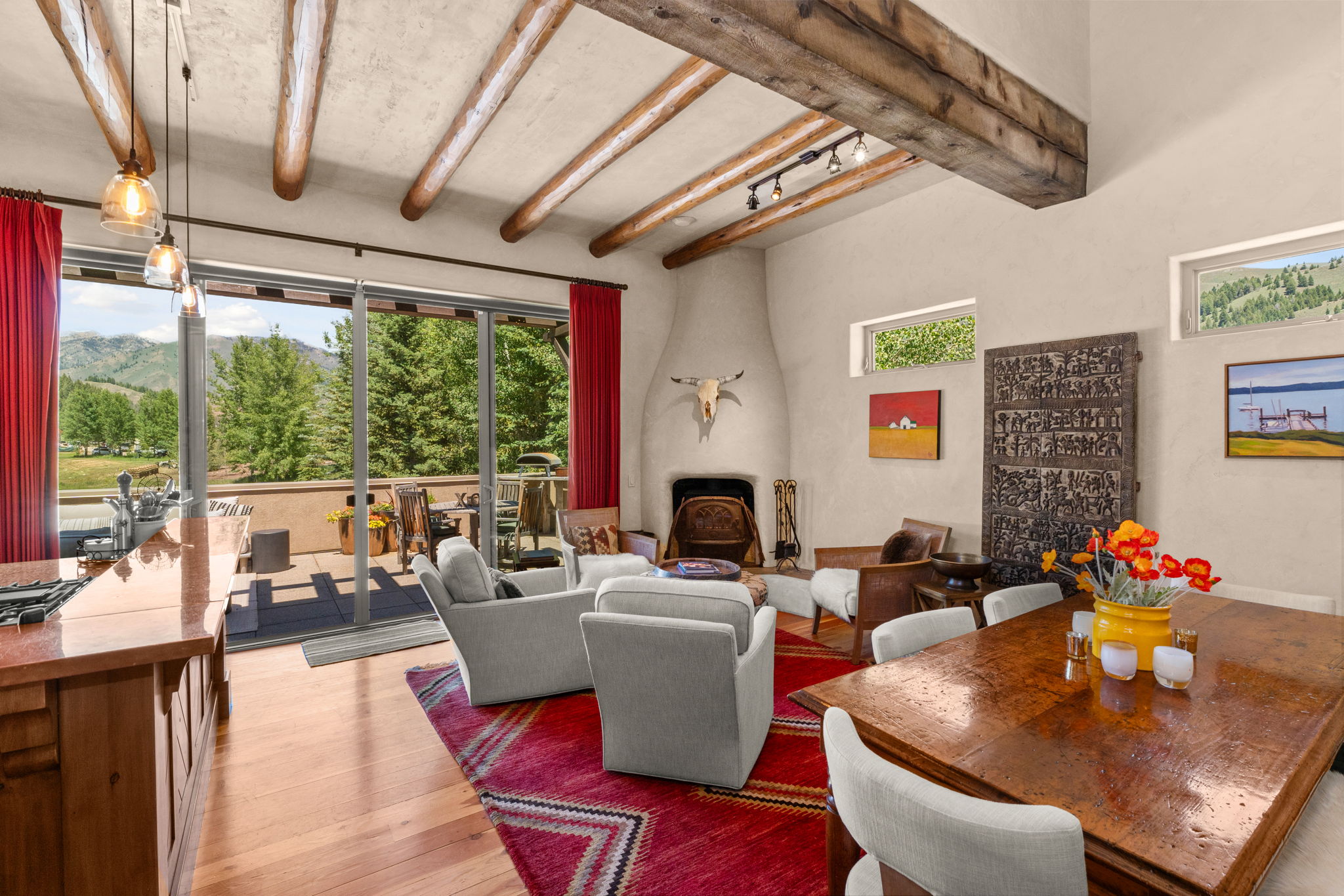 Incredible mountain views throughout the home