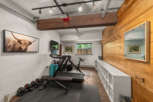 1st Bay of Garage-Work-Out Room Easily Converted