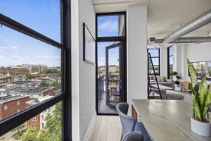 Dining Area to Balcony
