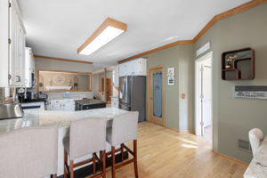 Kitchen with View of Pantry
