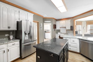 Kitchen with View of Planning Desk