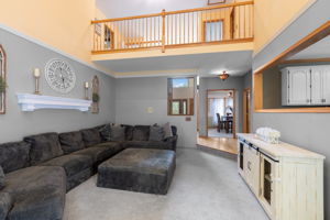 Family Room with View to Second Floor