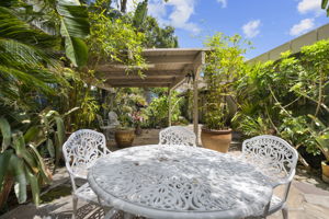 Patio in Back Yard