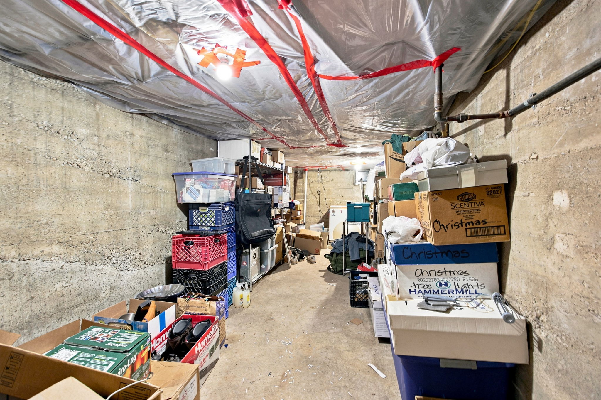 Ample Storage in Unfinished Basement