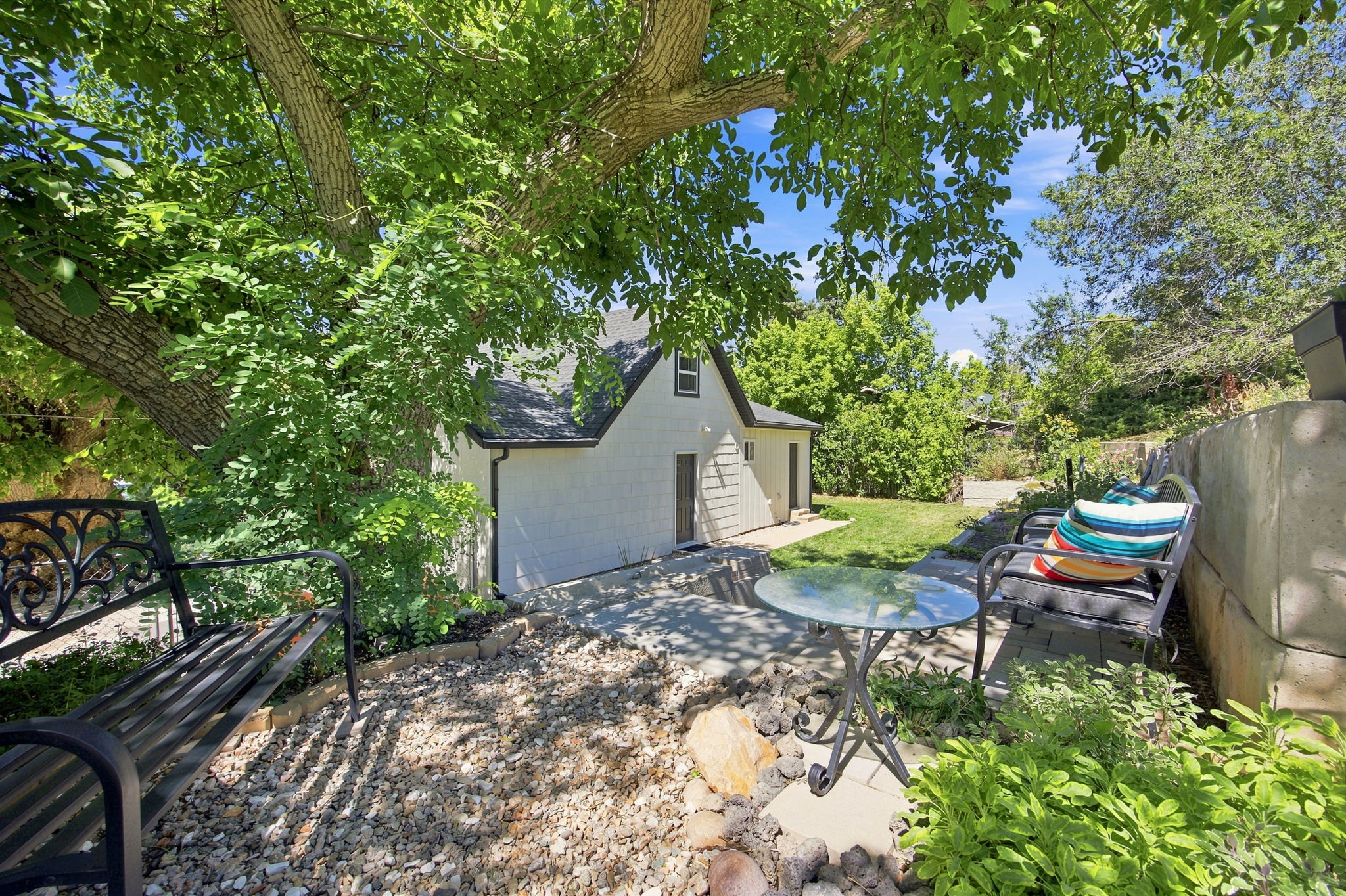 Shaded, Second Patio