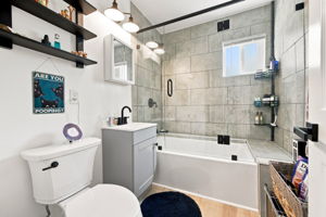 Full Updated Bathroom w/European Glass Doors