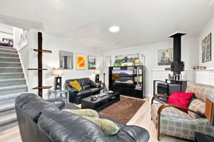 Spacious Family Room w/Wood-Burning Stove