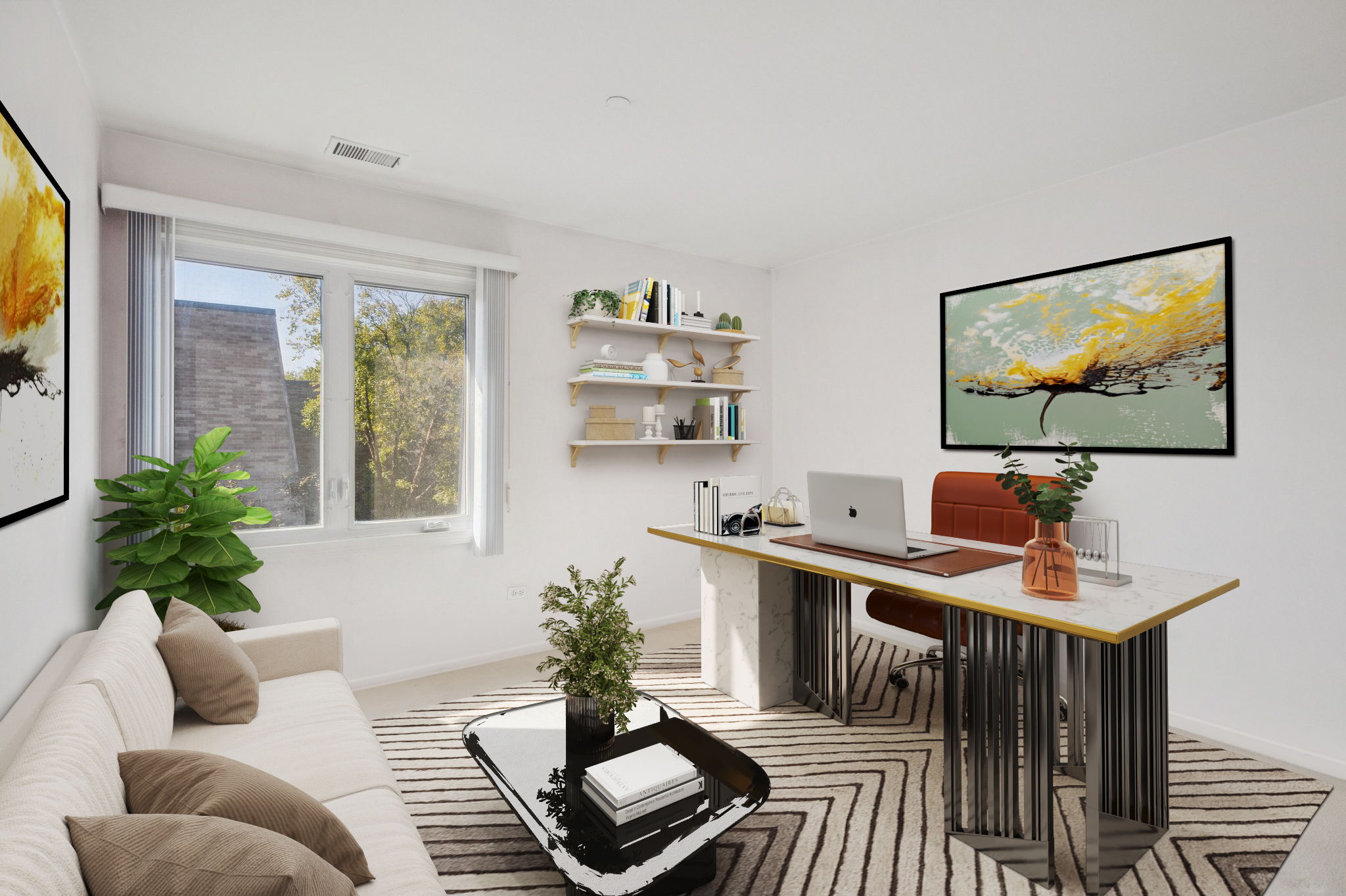 2021 Ammer Ridge 2nd Bedroom virtually staged