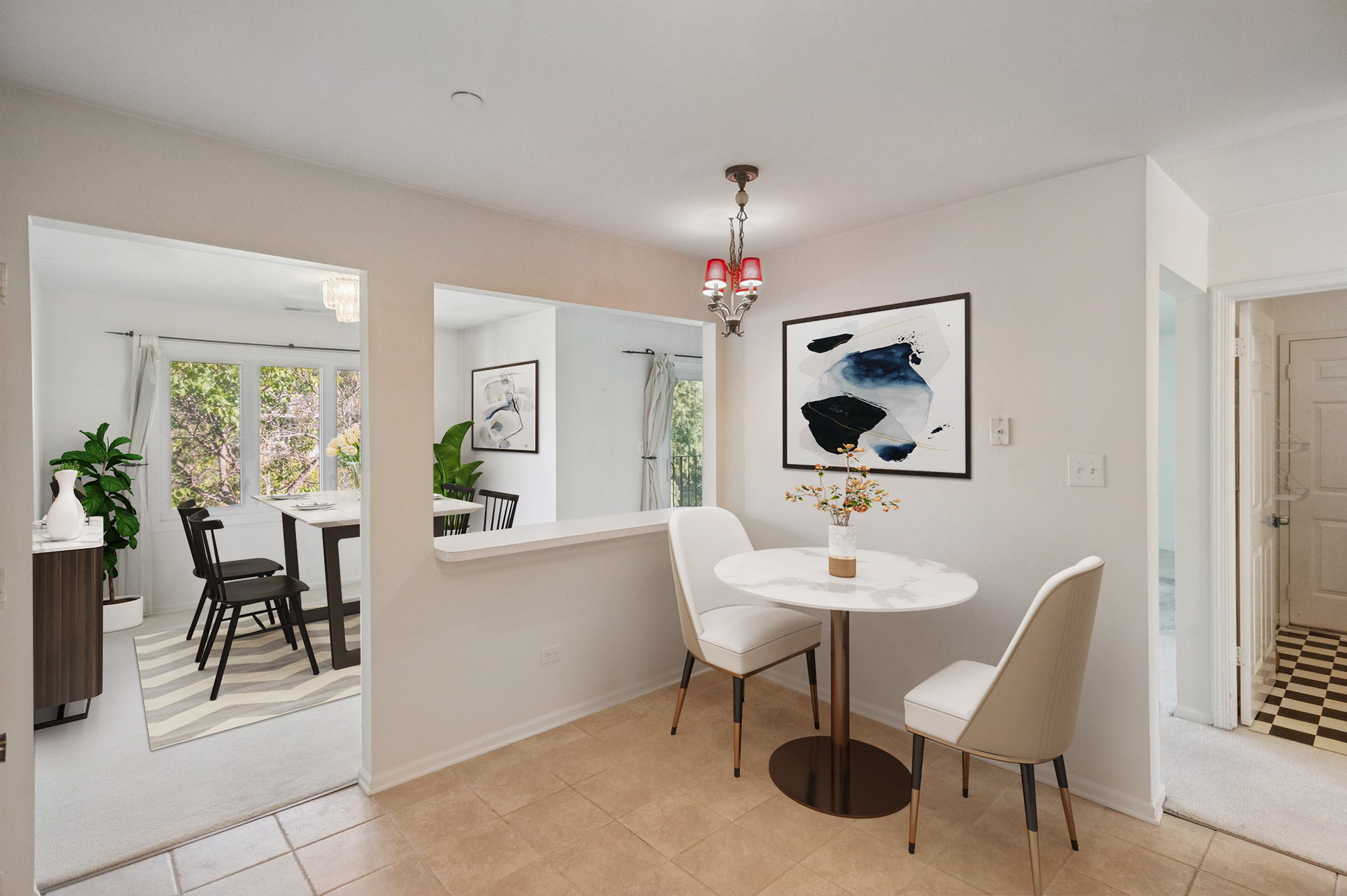 2021 Ammer Ridge kitchen virtually staged