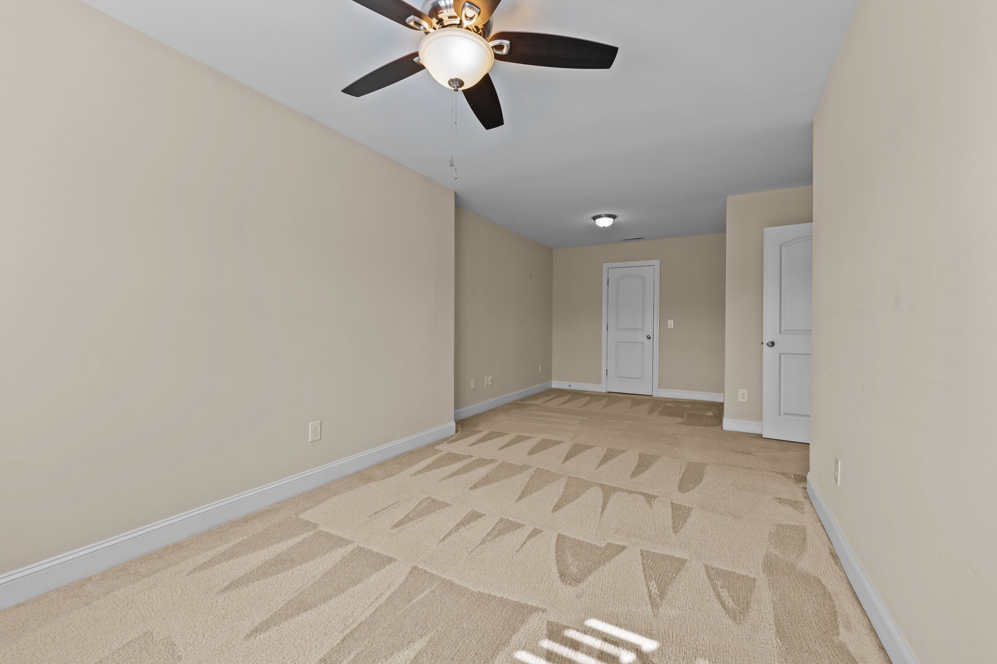 3rd Bedroom w/Walk-in Closet & Ceiling Fan, Plantation Shutters