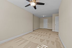 3rd Bedroom w/Walk-in Closet & Ceiling Fan, Plantation Shutters